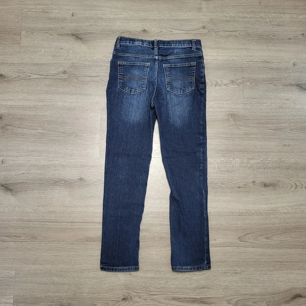 OshKosh Bgosh Kids‎ Classic Straight Leg Blue Jeans Dark Wash Denim Boys size 10